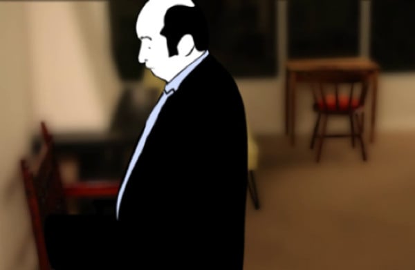 Fat, Bald, Short Man