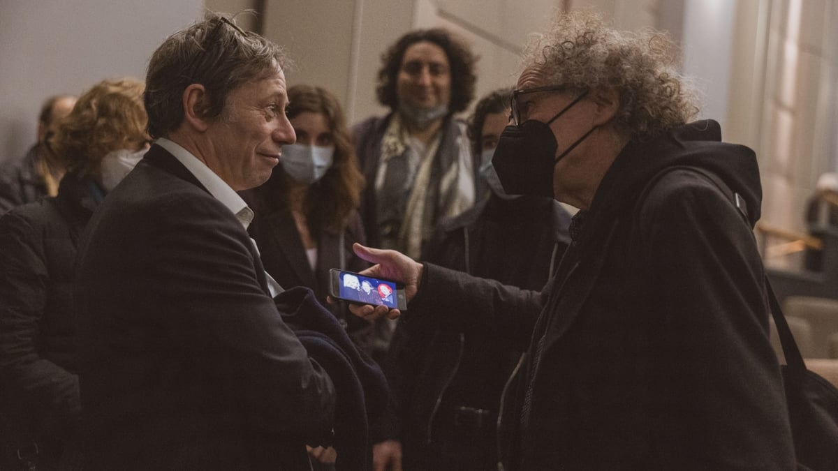 Mathieu Amalric and Vicky Krieps on <i>Hold Me Tight</i>