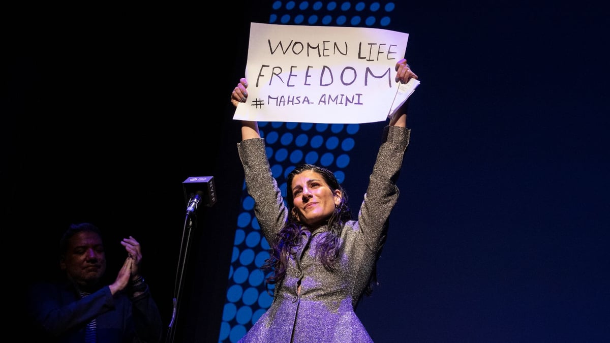 <i>No Bears</i> Actor Mina Kavani Shares Statement From Imprisoned Director, Jafar Panahi, at NYFF60 Premiere