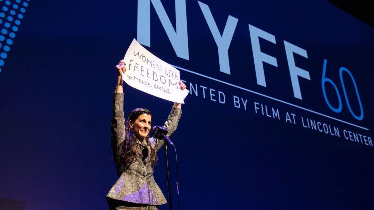 <i>No Bears</i> Actor Mina Kavani Shares Statement From Imprisoned Director, Jafar Panahi, at NYFF60 Premiere