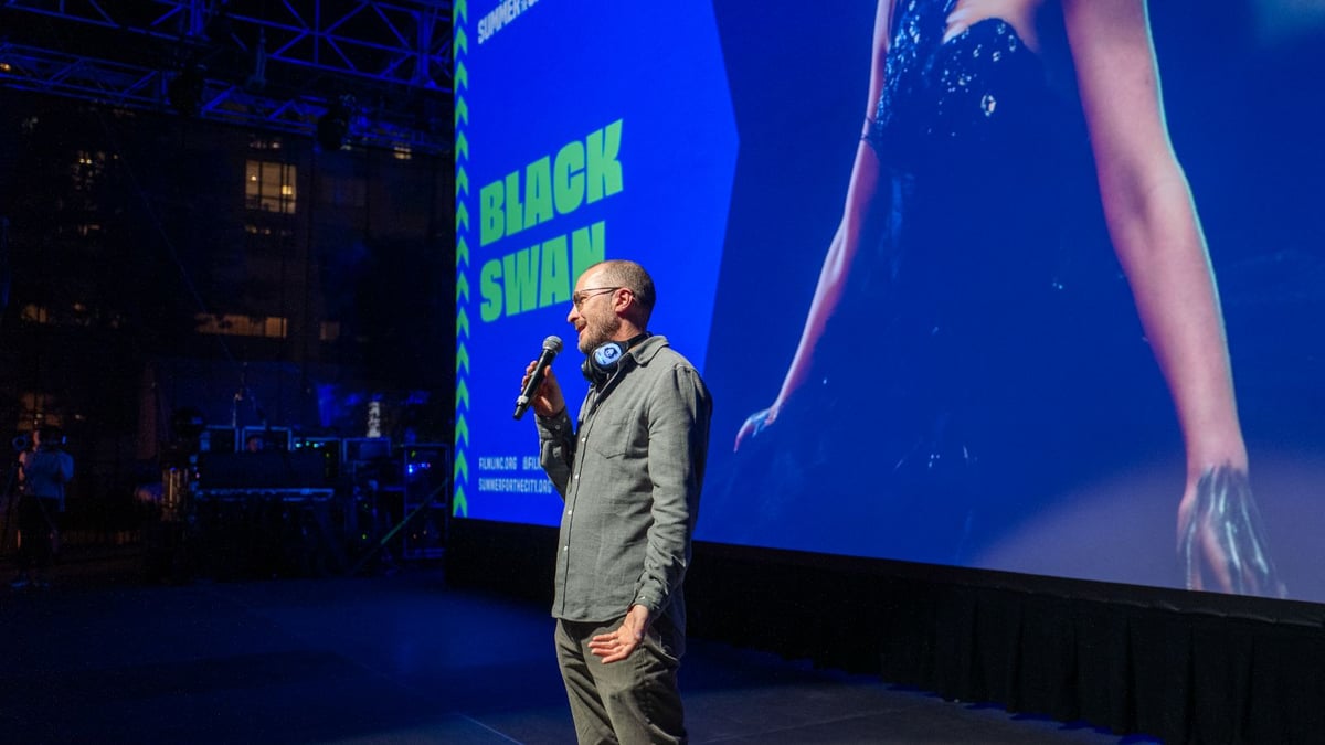 Photos: Darren Aronofsky Kicks Off FLC’s 2024 Free Outdoor Film Series with <i>Black Swan</i>!