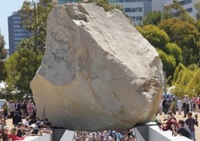 ‘Levitated Mass’ Director Doug Pray Talks Art, Celebrity, Economics, and a Big Rock