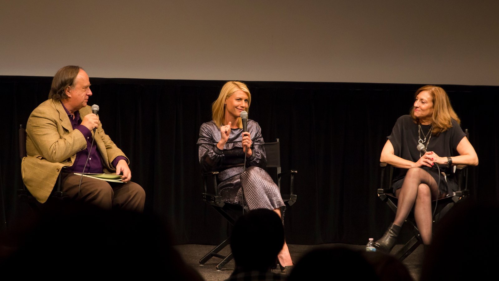 Watch: Claire Danes and Leski Linka Glatter Talk <i>Homeland</i>