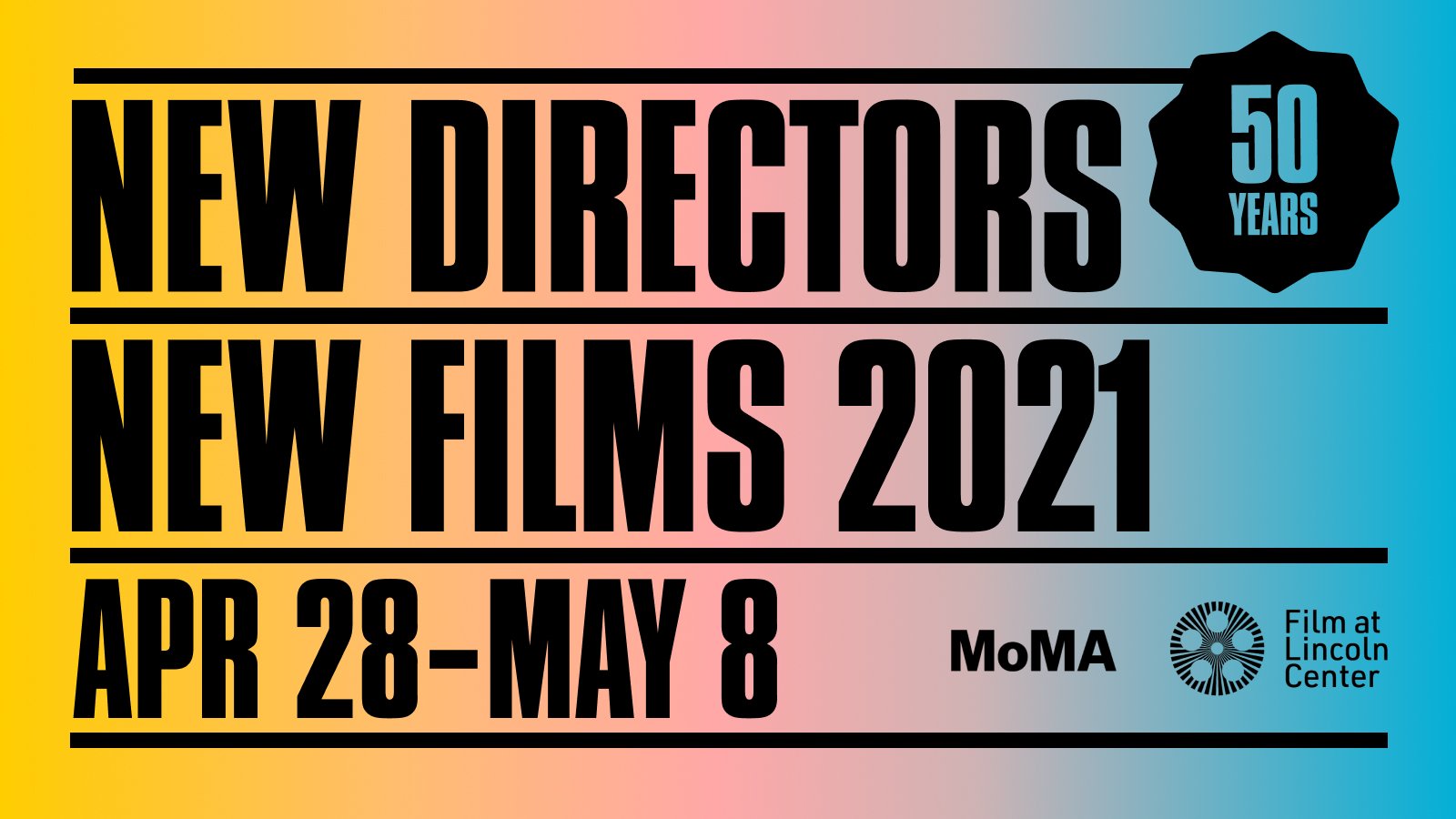Celebrating 50 Years of New Directors/New Films, 2021 Lineup Announced
