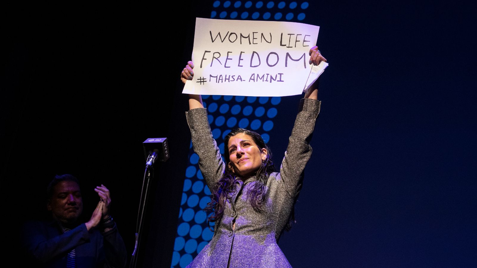 <i>No Bears</i> Actor Mina Kavani Shares Statement From Imprisoned Director, Jafar Panahi, at NYFF60 Premiere