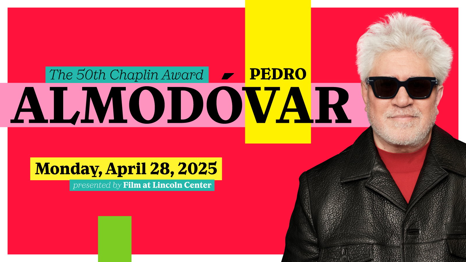 Film at Lincoln Center Announces Pedro Almodóvar as Recipient of the 50th Chaplin Award