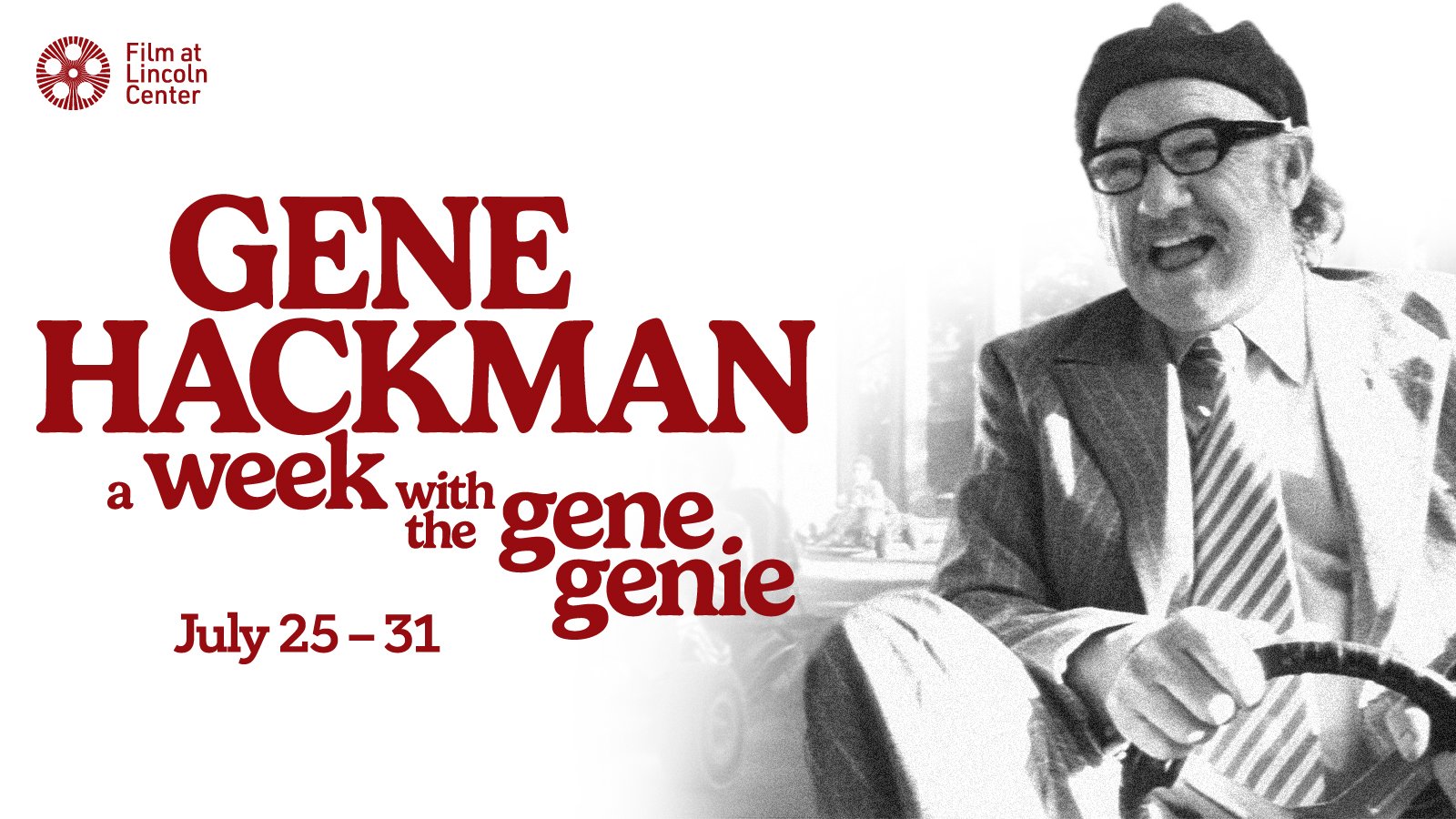 FLC Announces Lineup for Gene Hackman: A Week with the Gene Genie with 15 Films on 35mm, July 25–31