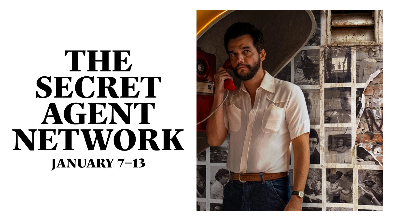 FLC Announces “<i>The Secret Agent</i> Network” Series Curated by Kleber Mendonça Filho, January 7–13