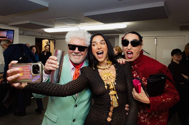 Dua Lipa, John Waters, Rossy de Palma & More Celebrate Pedro Almodóvar Backstage at 50th Chaplin Award Gala