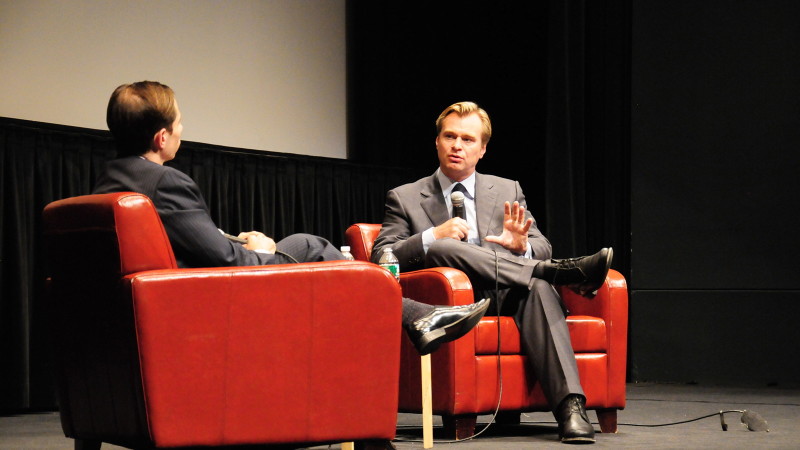 Christopher Nolan at the Walter Reade Theater in 2012. Photo by Julie Cunnah.