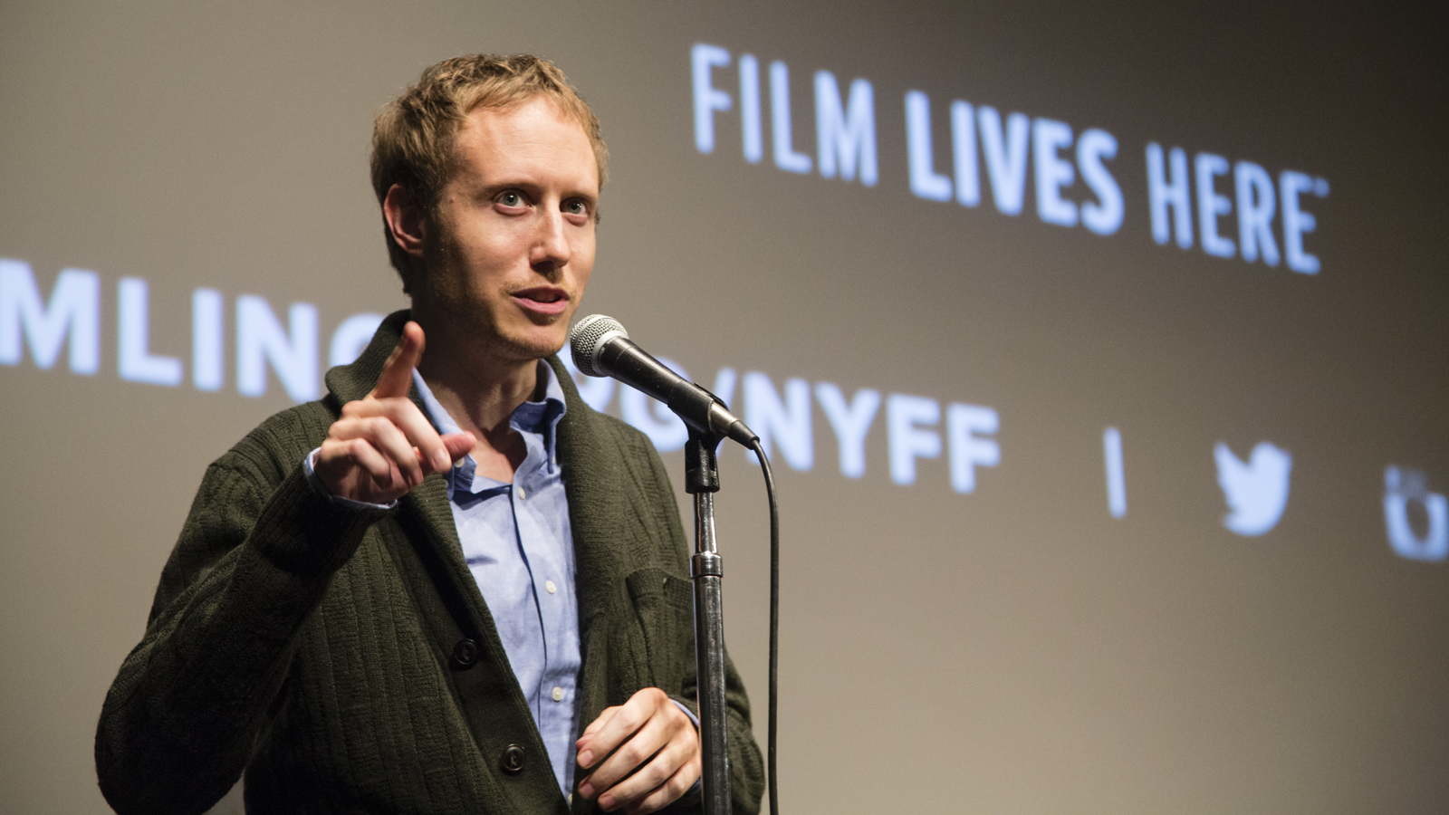 Nemes at the 2015 New York Film Festival