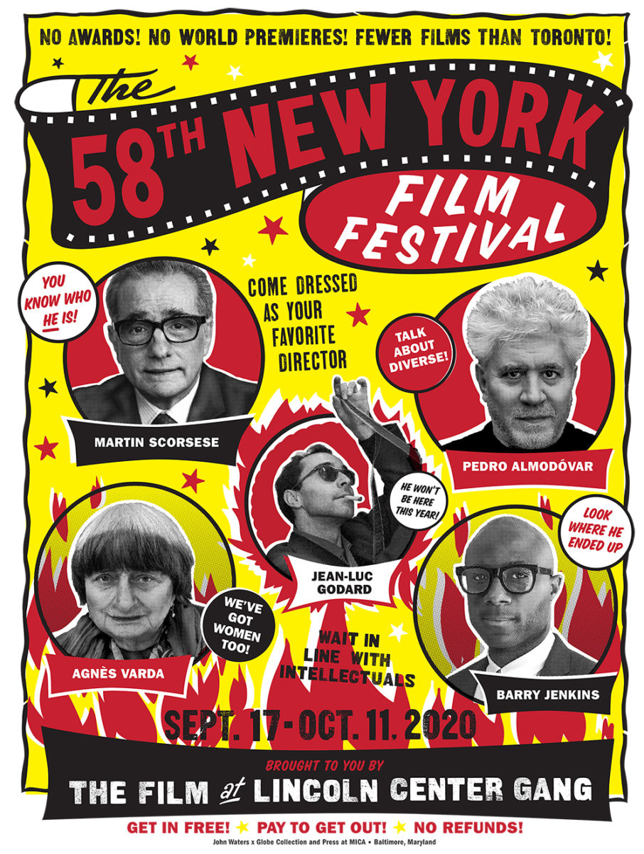 Unveiling the 58th New York Film Festival Poster Designed by John Waters